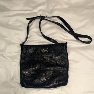Kate Spade Textured Black Crossbody Bag